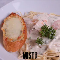 Creamy Prawns Pasta